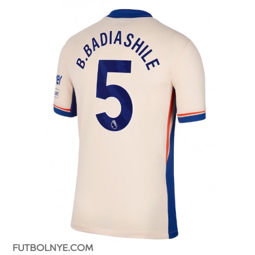 Camiseta Chelsea Benoit Badiashile #5 Visitante Equipación 2024-25 manga corta